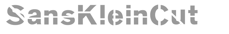 SansKleinCut