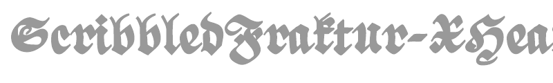 ScribbledFraktur-XHeavy