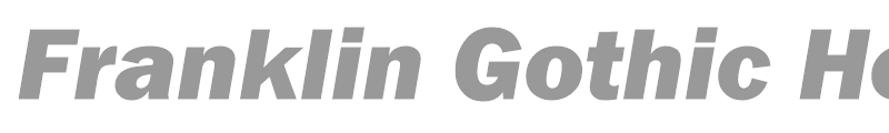 Franklin Gothic Heavy