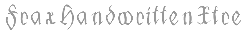 FraxHandwrittenXtrem