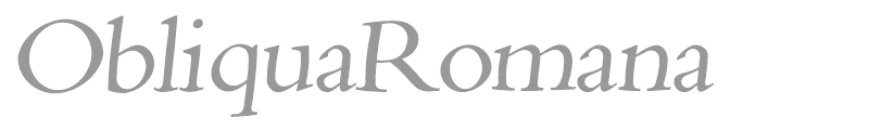 ObliquaRomana