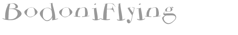 BodoniFlying