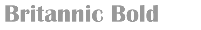 Britannic Bold