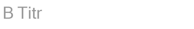 B Titr