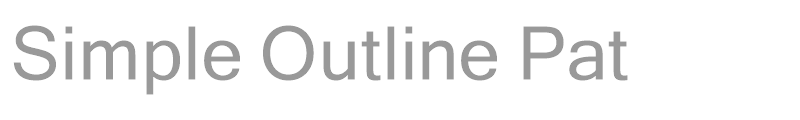 Simple Outline Pat