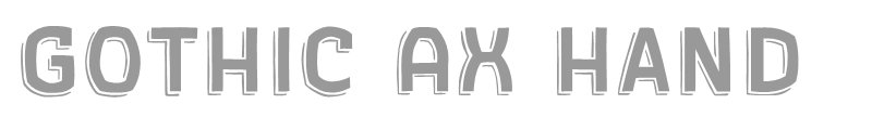 Gothic AX Hand