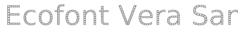 Ecofont Vera Sans