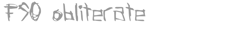 FSO obliterate