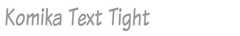 Komika Text Tight