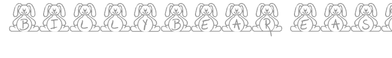 BillyBear EasterFont