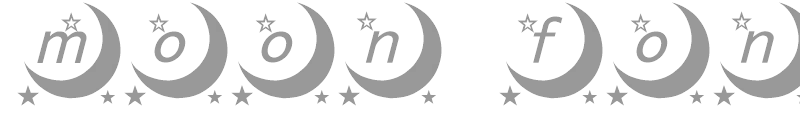 moon font