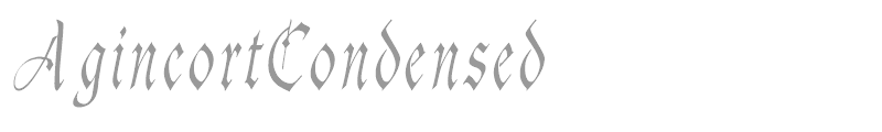 AgincortCondensed