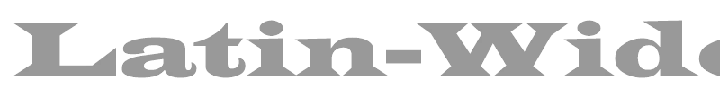Latin Wide