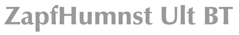 ZapfHumnst Ult BT