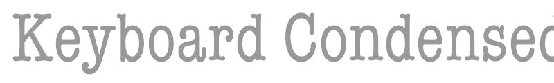 Keyboard Condensed SSi