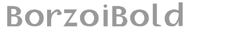 BorzoiBold