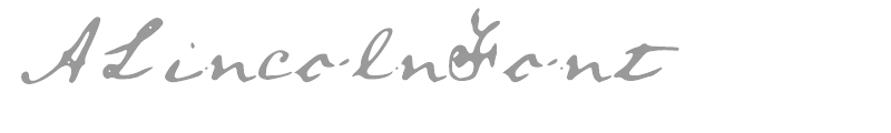ALincolnFont