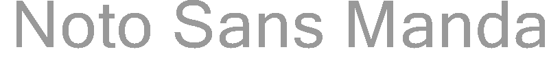 Noto Sans Mandaic