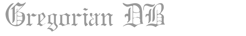 Gregorian DB