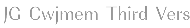JG Cwjmem Third Version