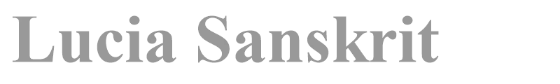 Lucia Sanskrit