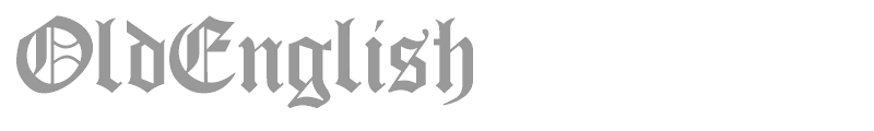 OldEnglish