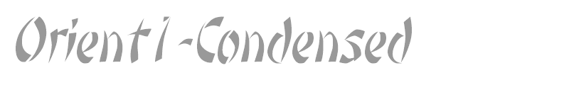 Orient1-Condensed