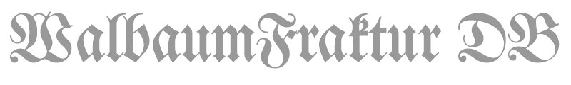 WalbaumFraktur DB