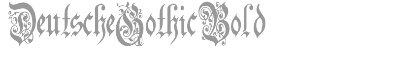 DeutscheGothicBold
