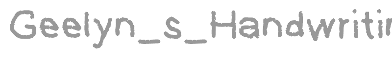 Geelyn_s_Handwriting_Remake