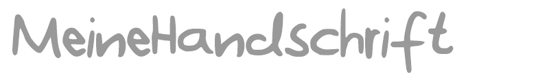 MeineHandschrift