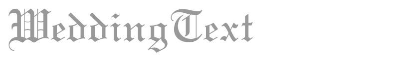 WeddingText