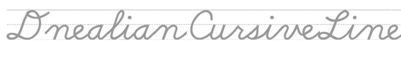 DnealianCursiveLined