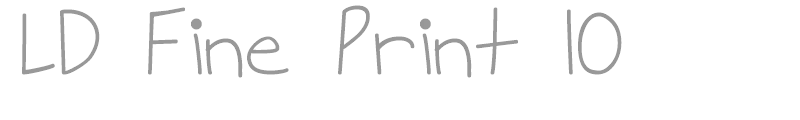 LD Fine Print 10