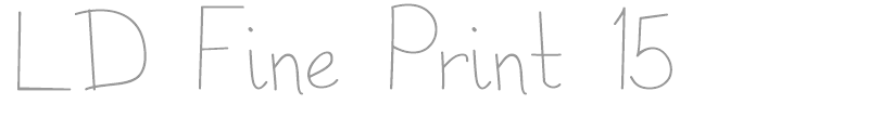 LD Fine Print 15