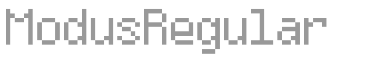 ModusRegular