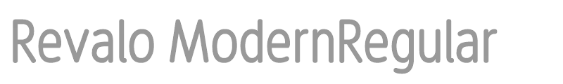 Revalo ModernRegular