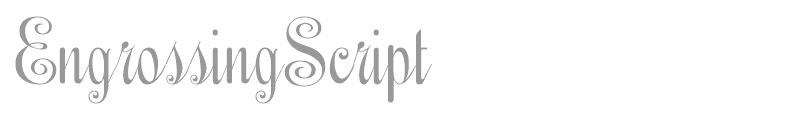 EngrossingScript