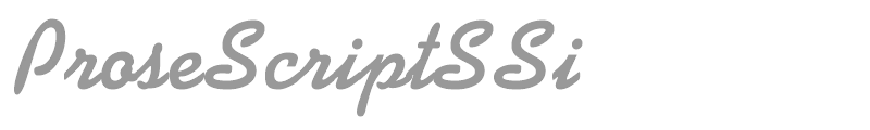 ProseScriptSSi