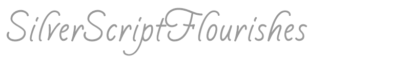 SilverScriptFlourishes
