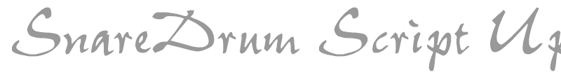 SnareDrum Script Upright