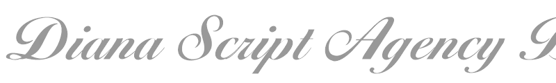 Diana Script Agency Bold