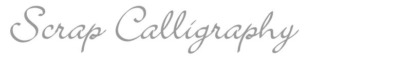 Scrap Calligraphy