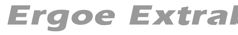 Ergoe Extrabold Expanded