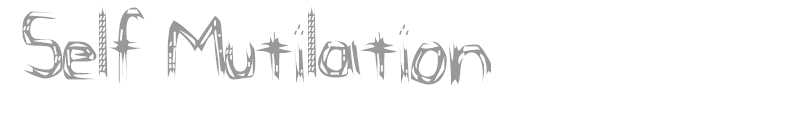Self Mutilation