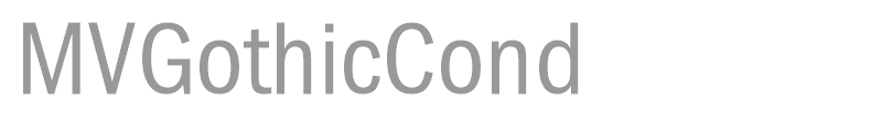 MVGothicCond