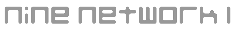 Nine Network logo font v2
