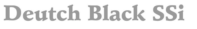 Deutch Black SSi