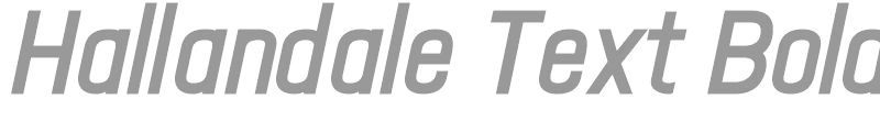 Hallandale Bold JL