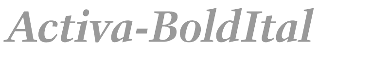 Activa-BoldItal